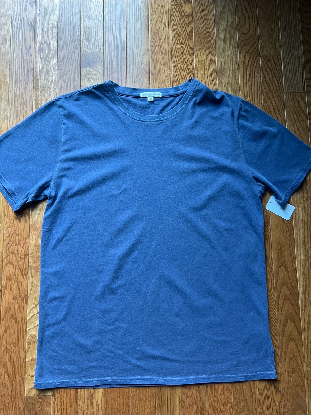 Threads 4 Thought Men’s Short Sleeve Crew T-Shirt in Blue